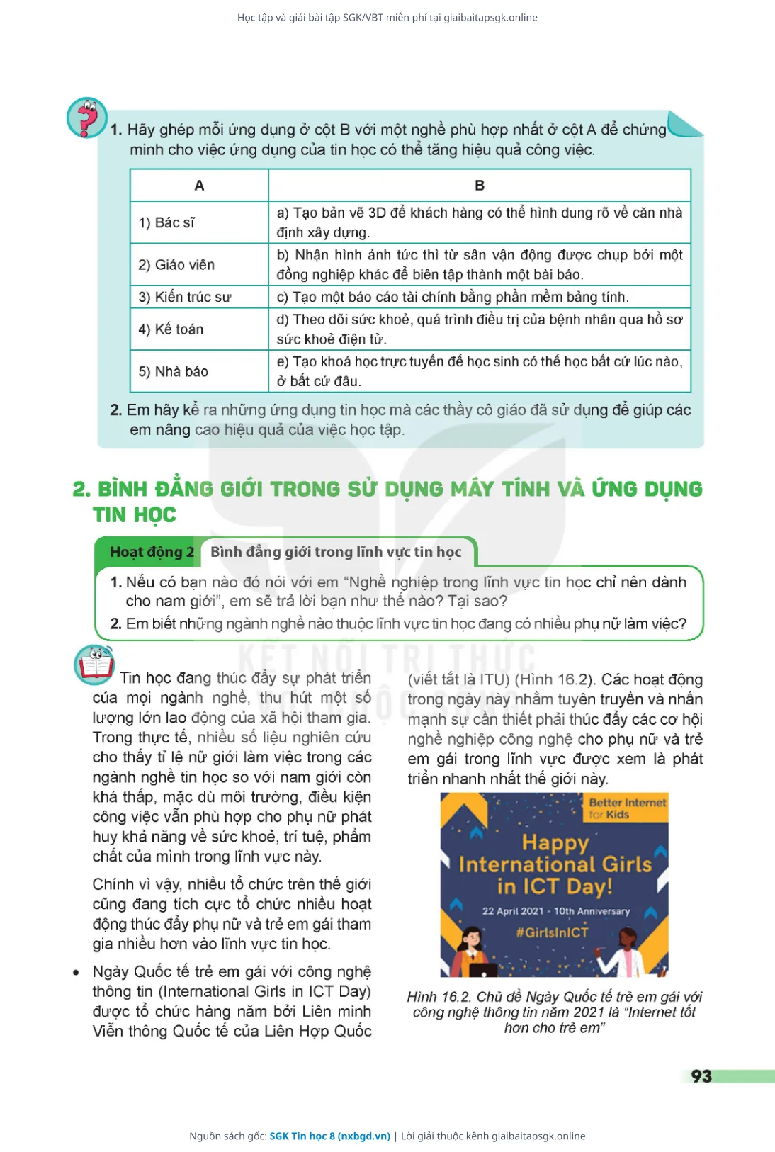 Trang 94 sách giáo khoa SGK Tin học 8 thu nhỏ