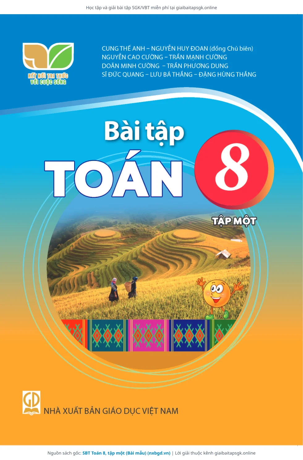 Trang 1 sách giáo khoa SBT Toán 8, tập một (Bài mẫu) bản chuẩn