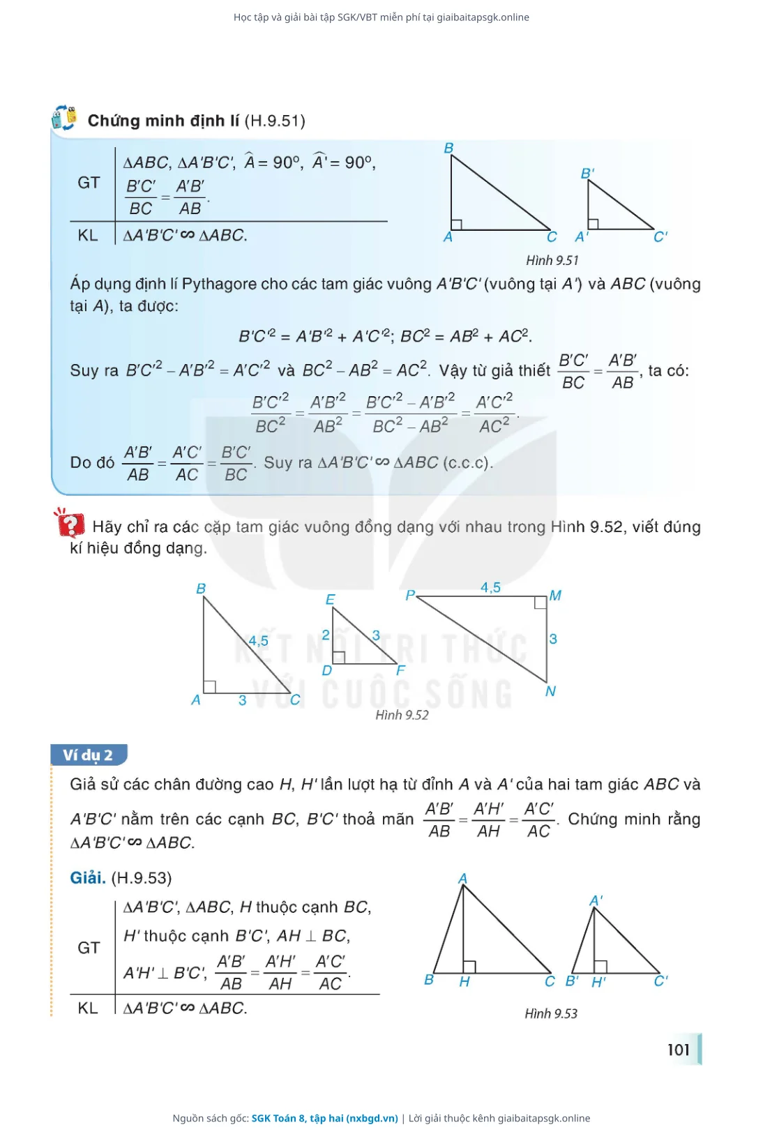 Trang 102 sách giáo khoa SGK Toán 8, tập hai thu nhỏ