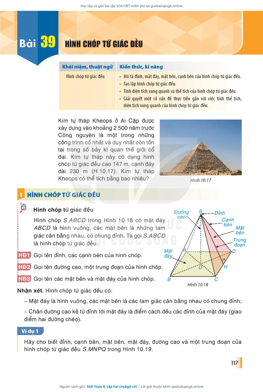 Trang 118 sách giáo khoa SGK Toán 8, tập hai thu nhỏ