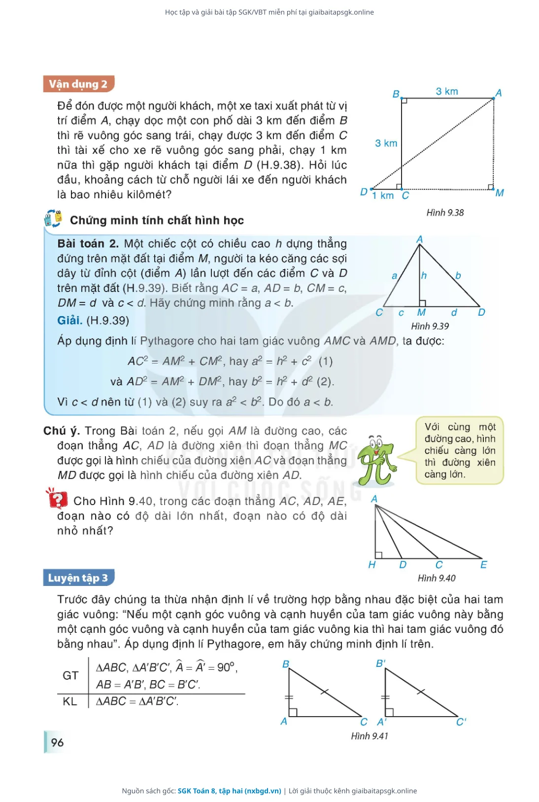 Trang 97 sách giáo khoa SGK Toán 8, tập hai thu nhỏ