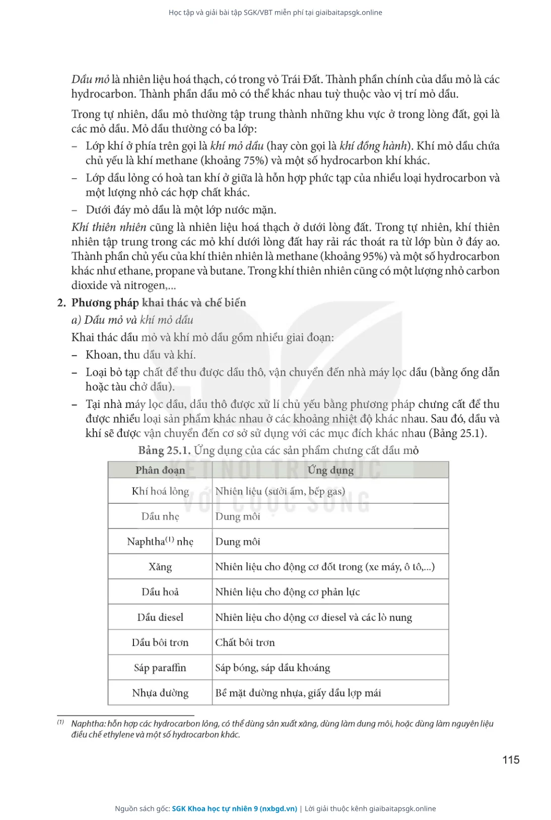 Trang 116 sách giáo khoa SGK Khoa học tự nhiên 9 thu nhỏ