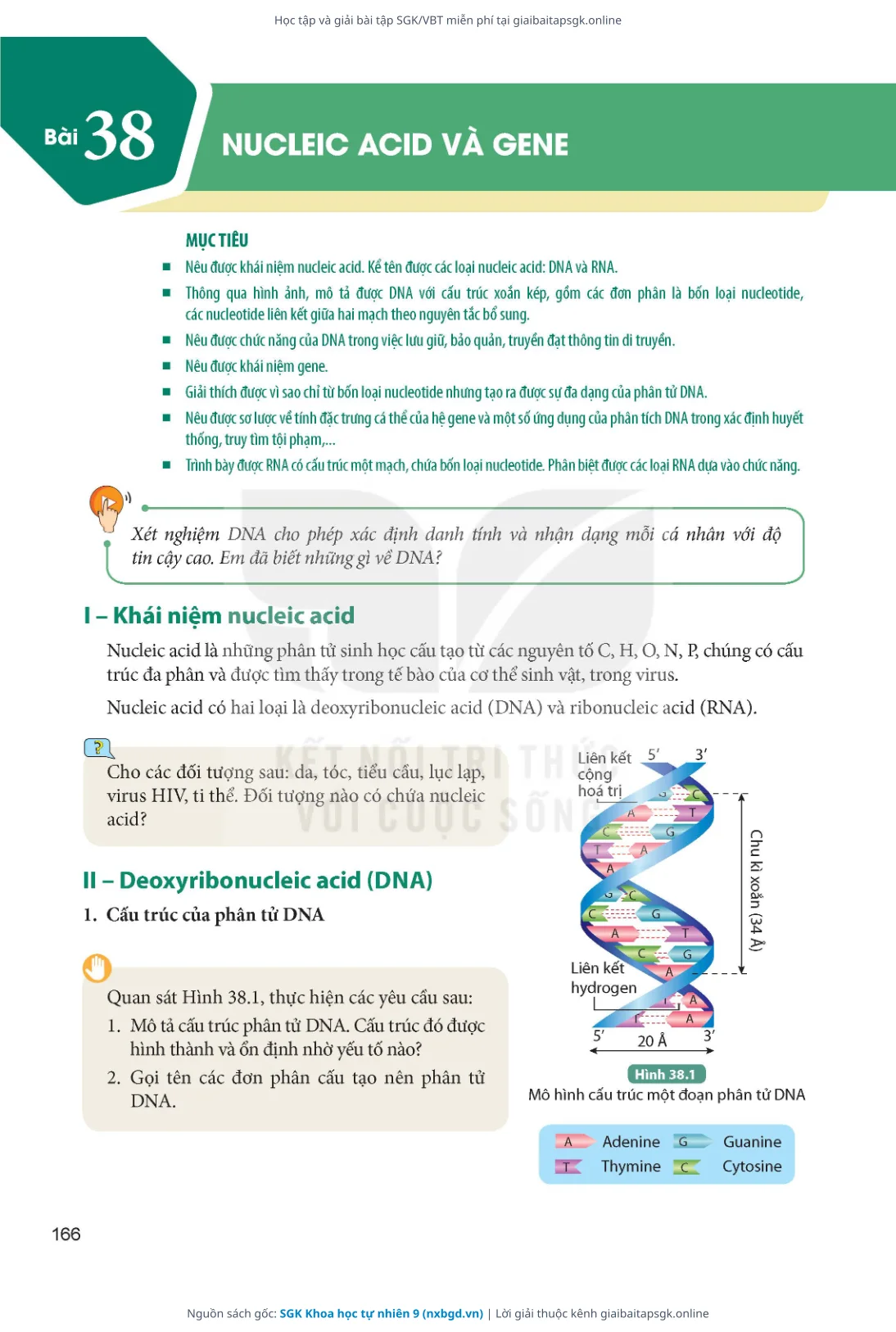 Trang 167 sách giáo khoa SGK Khoa học tự nhiên 9 thu nhỏ