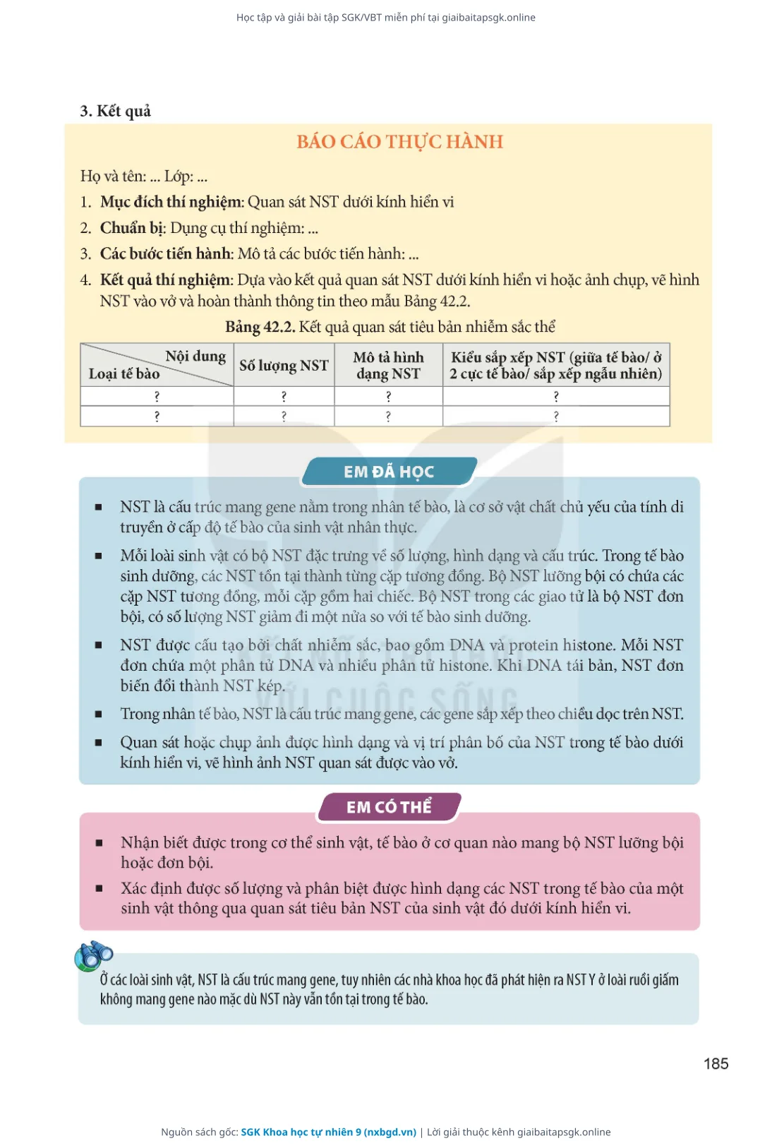Trang 186 sách giáo khoa SGK Khoa học tự nhiên 9 thu nhỏ