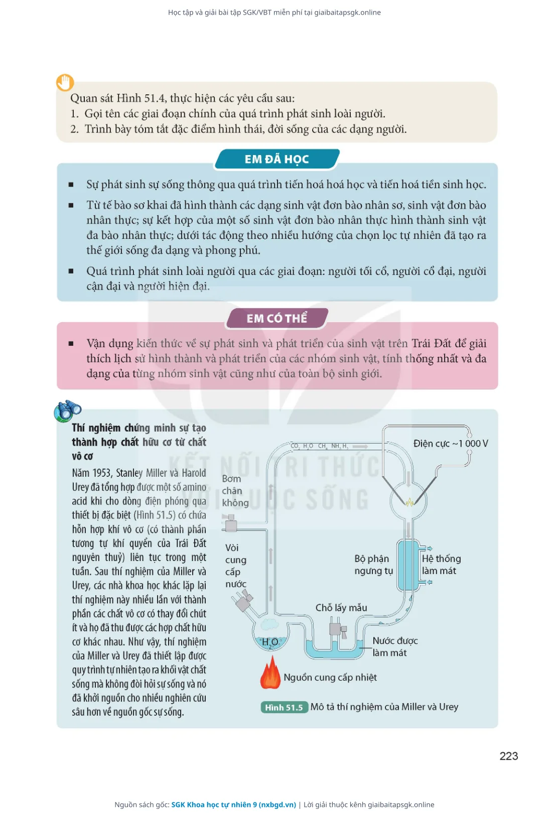 Trang 224 sách giáo khoa SGK Khoa học tự nhiên 9 thu nhỏ
