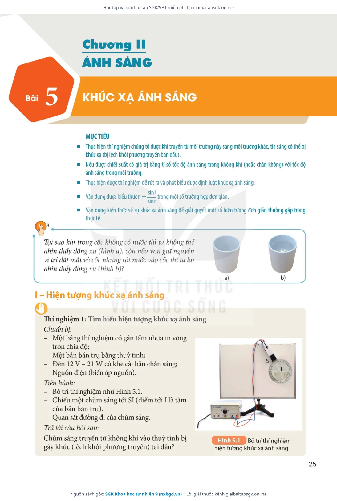 Trang 26 sách giáo khoa SGK Khoa học tự nhiên 9 thu nhỏ