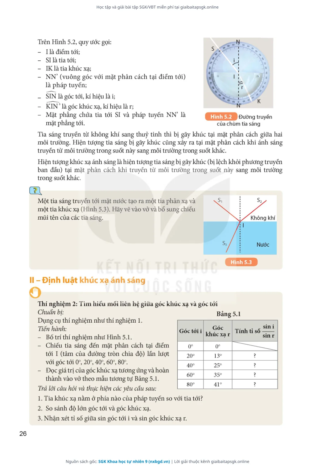 Trang 27 sách giáo khoa SGK Khoa học tự nhiên 9 thu nhỏ