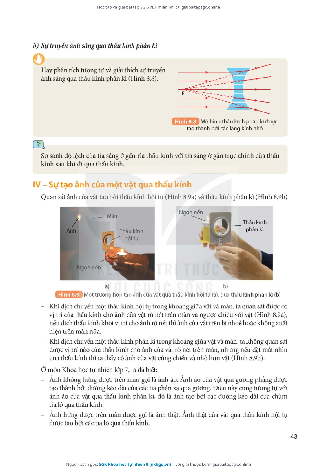 Trang 44 sách giáo khoa SGK Khoa học tự nhiên 9 thu nhỏ