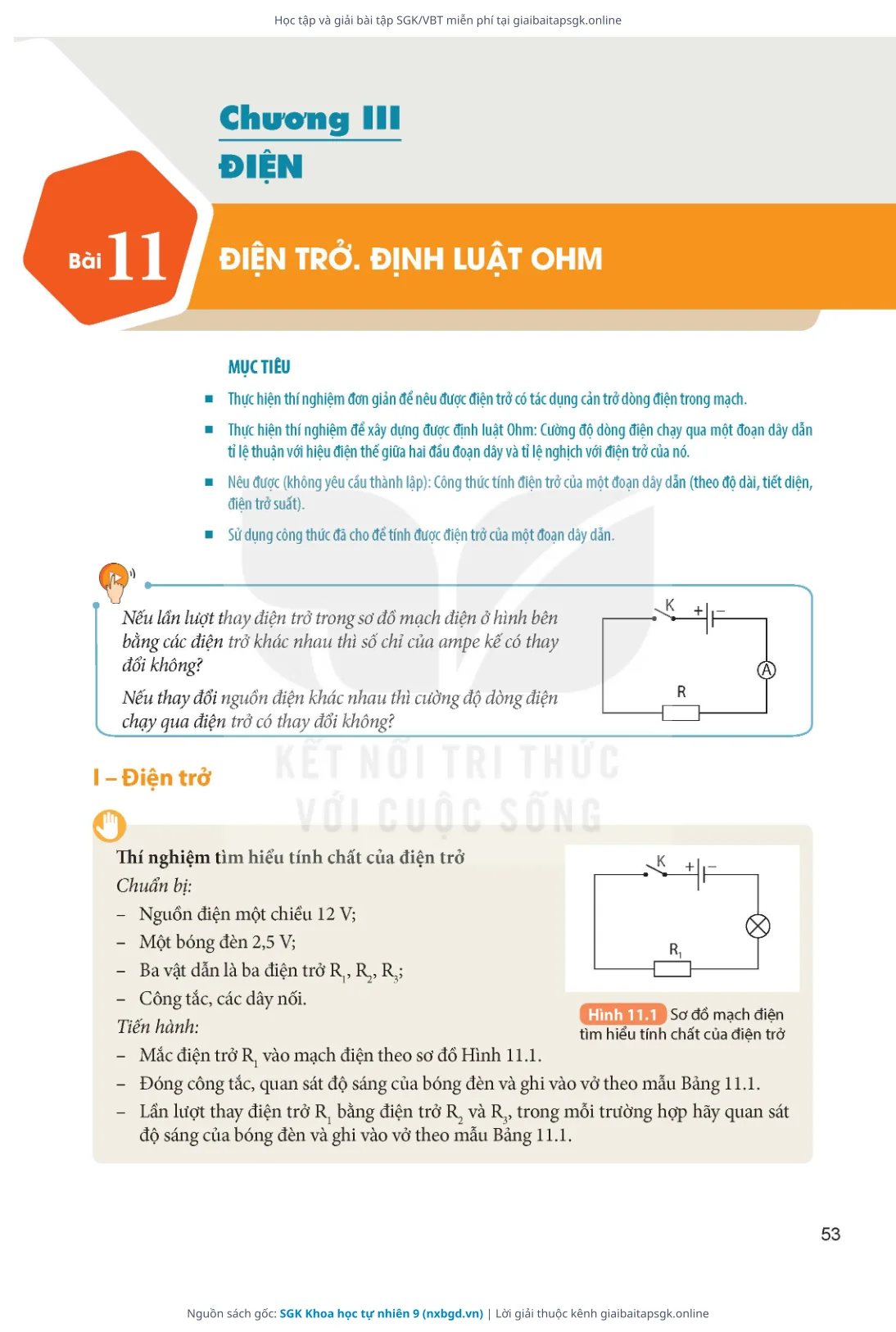 Trang 54 sách giáo khoa SGK Khoa học tự nhiên 9 thu nhỏ