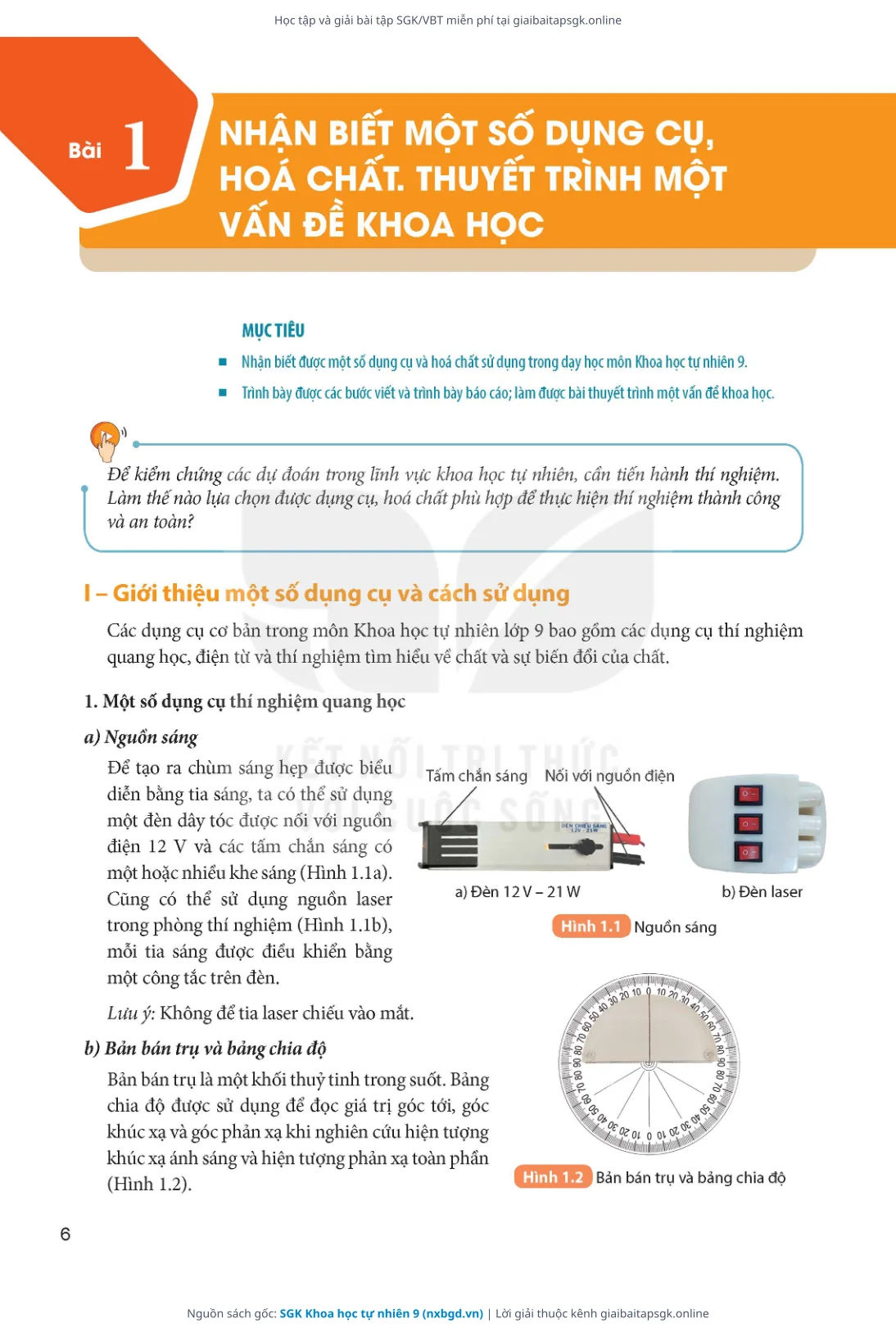 Trang 7 sách giáo khoa SGK Khoa học tự nhiên 9 thu nhỏ