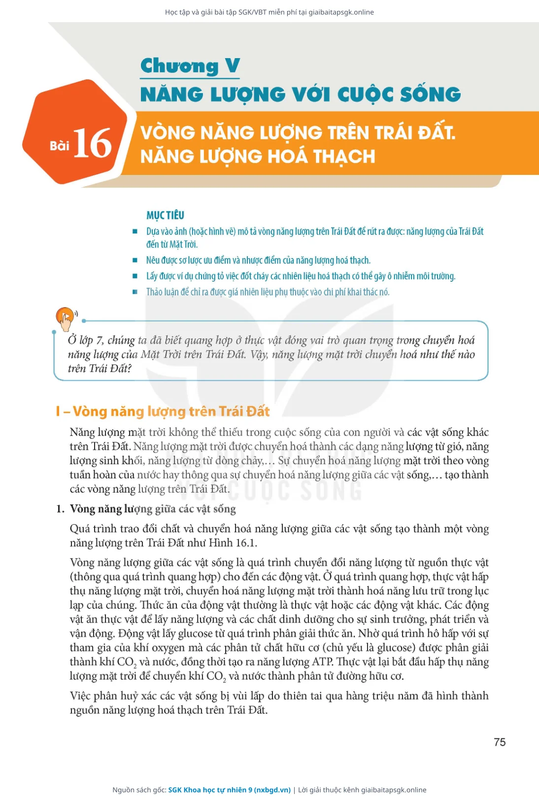 Trang 76 sách giáo khoa SGK Khoa học tự nhiên 9 thu nhỏ