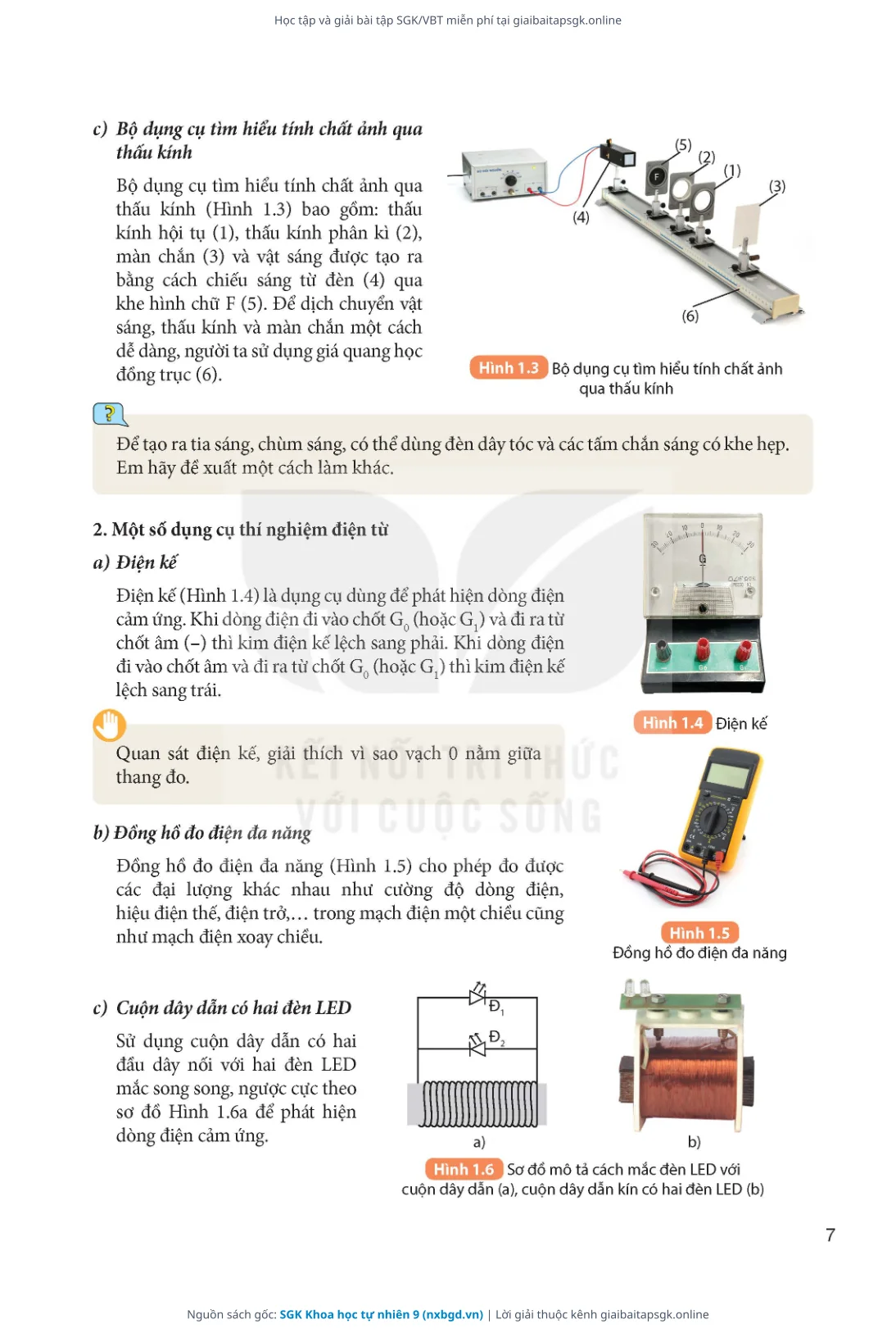 Trang 8 sách giáo khoa SGK Khoa học tự nhiên 9 thu nhỏ