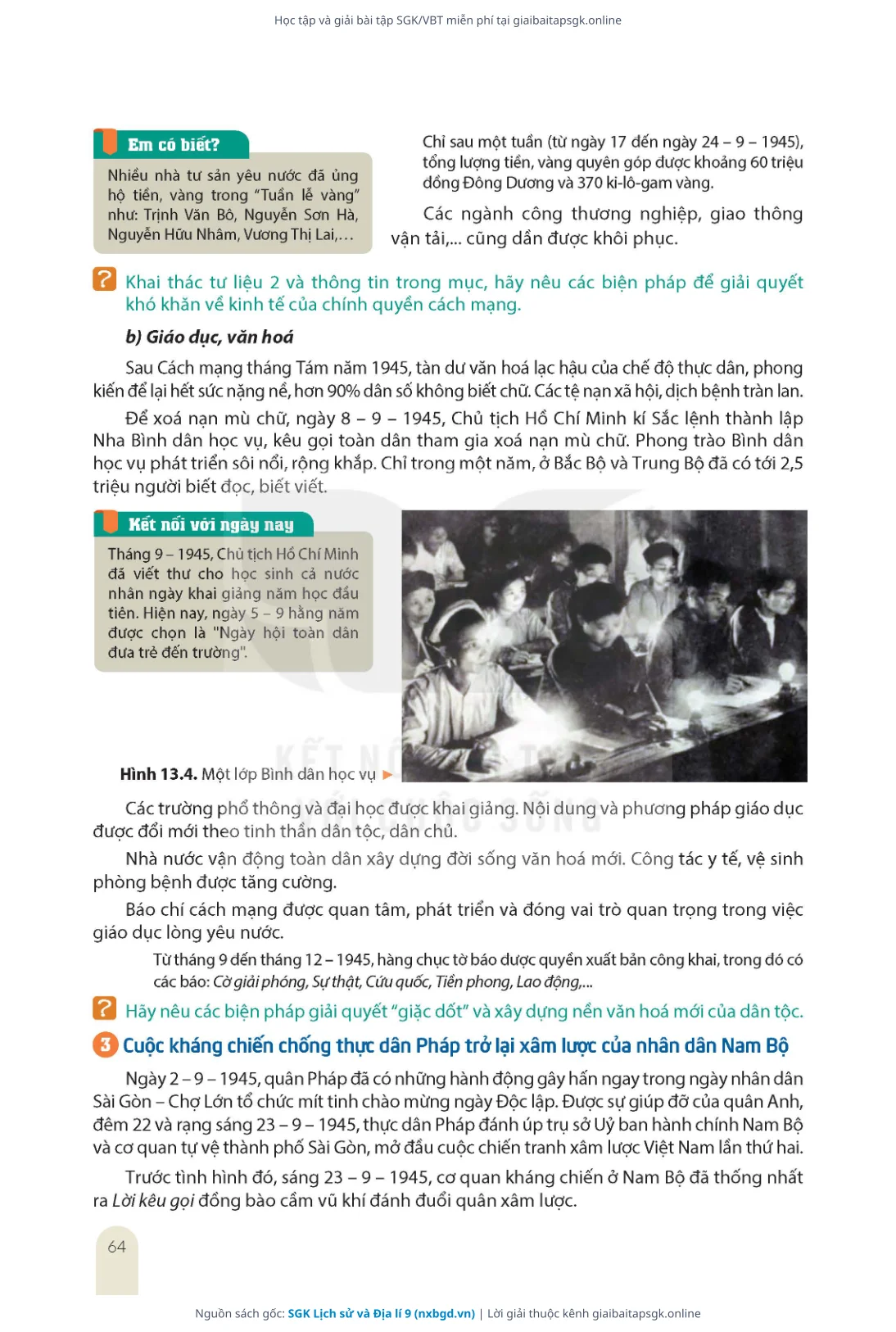 Trang 66 sách giáo khoa SGK Lịch sử và Địa lí 9 thu nhỏ