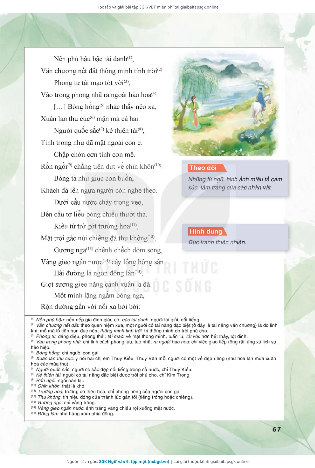 Trang 68 sách giáo khoa SGK Ngữ văn 9, tập một thu nhỏ