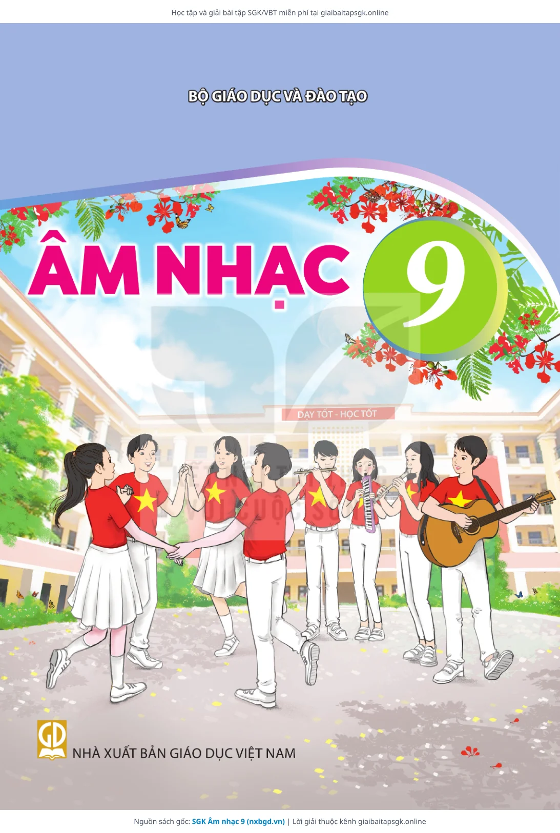Trang 1 sách giáo khoa SGK Âm nhạc 9 bản chuẩn