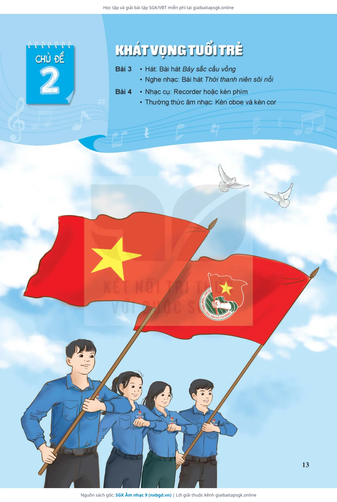 Trang 14 sách giáo khoa SGK Âm nhạc 9 thu nhỏ