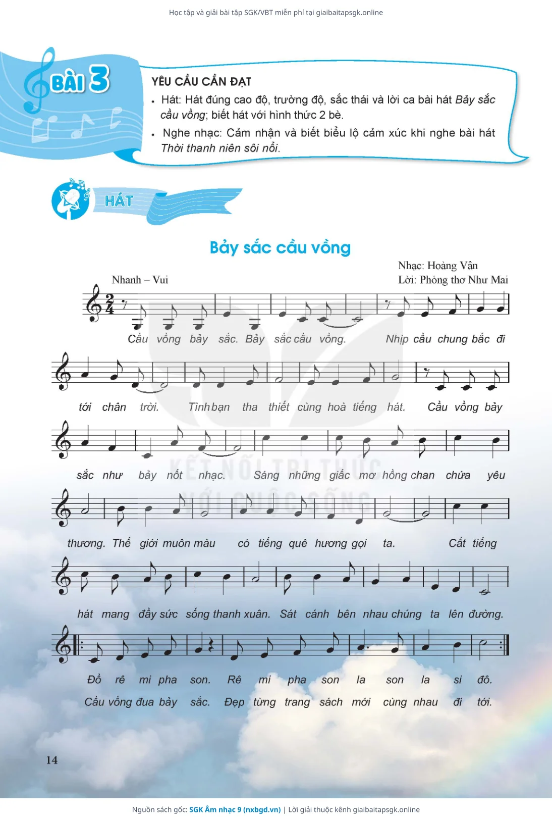 Trang 15 sách giáo khoa SGK Âm nhạc 9 thu nhỏ