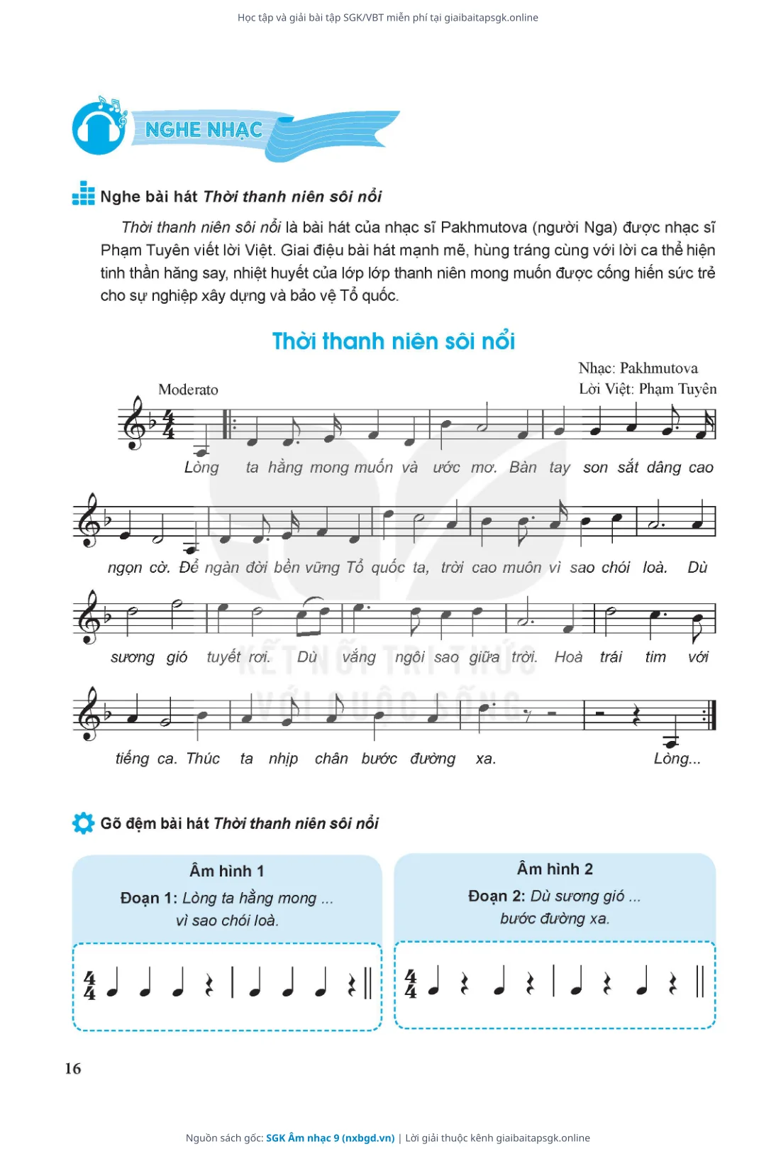 Trang 17 sách giáo khoa SGK Âm nhạc 9 thu nhỏ