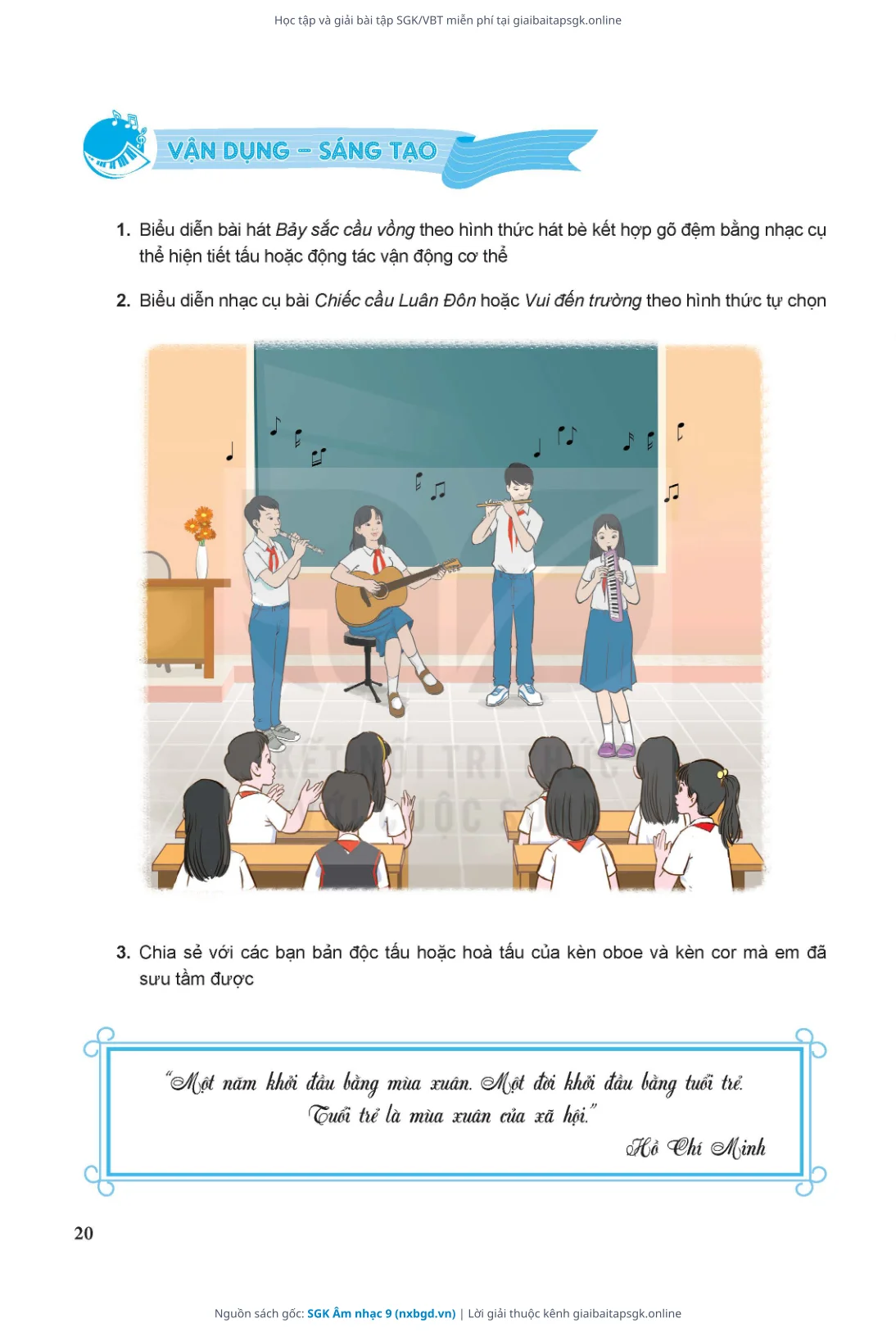 Trang 21 sách giáo khoa SGK Âm nhạc 9 thu nhỏ