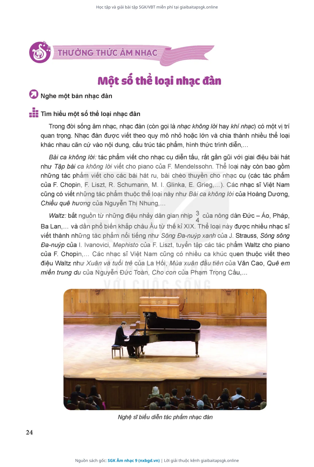 Trang 25 sách giáo khoa SGK Âm nhạc 9 thu nhỏ