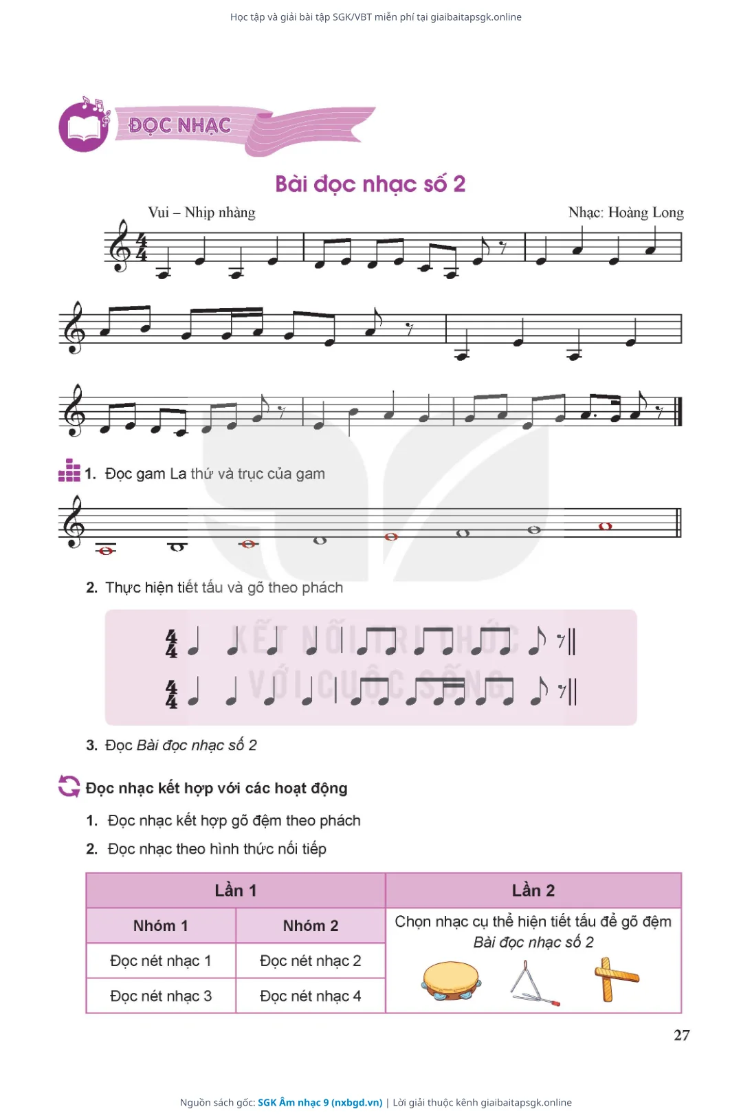 Trang 28 sách giáo khoa SGK Âm nhạc 9 thu nhỏ