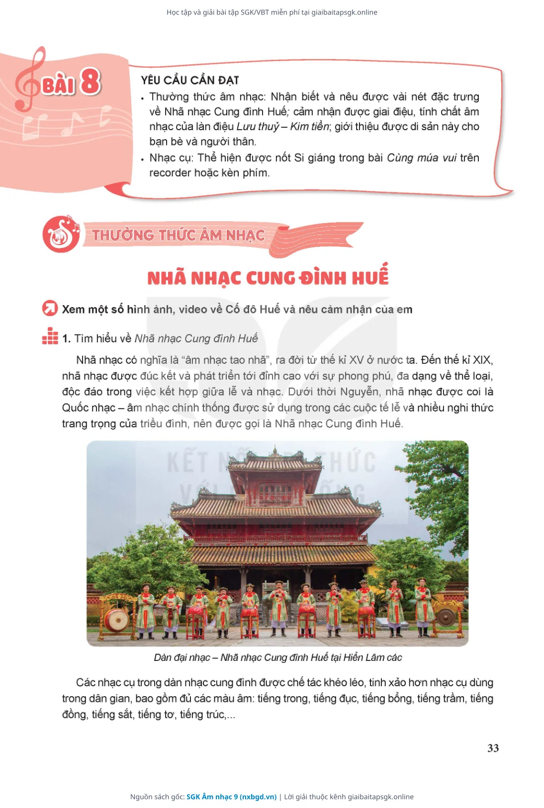 Trang 34 sách giáo khoa SGK Âm nhạc 9 thu nhỏ