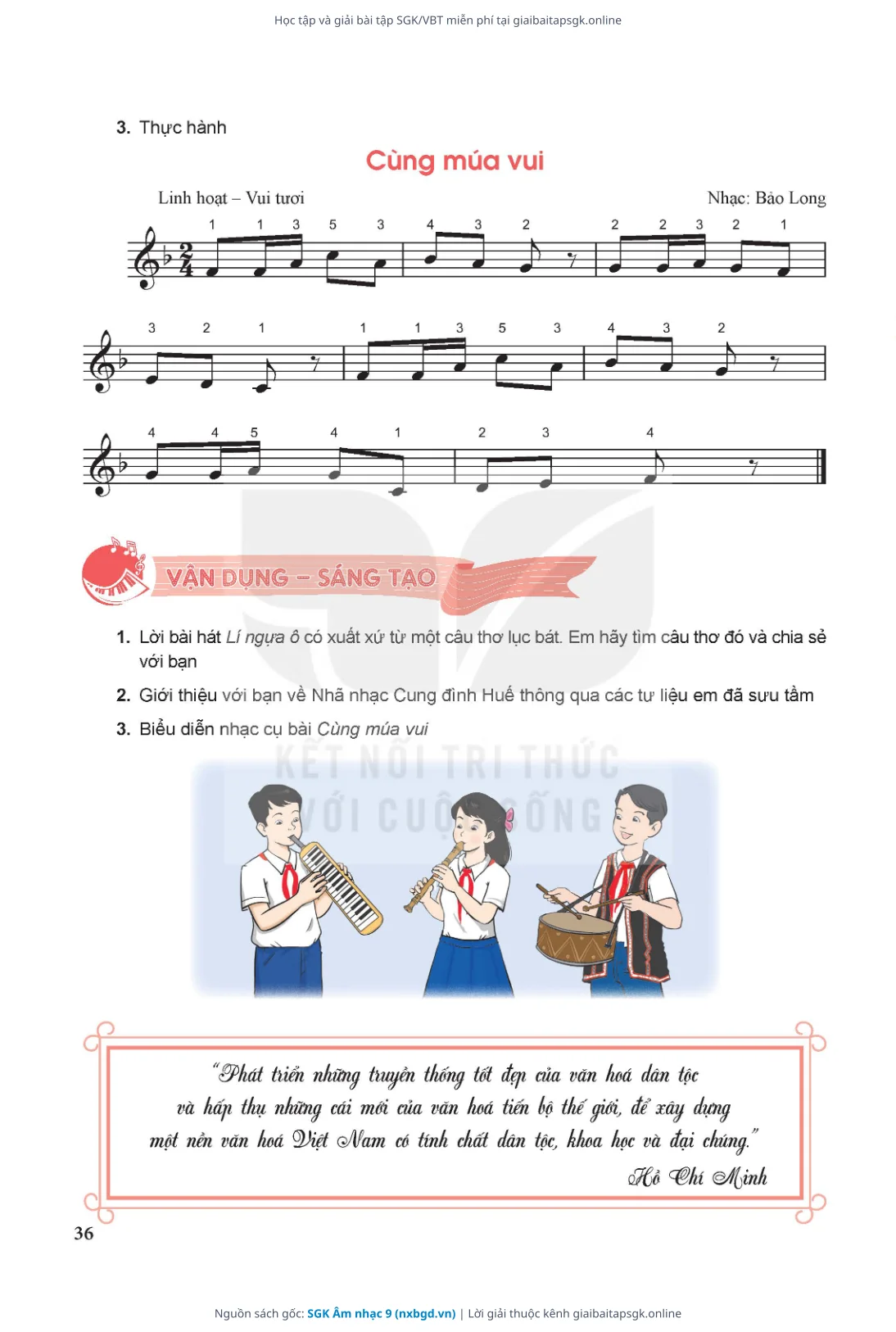 Trang 37 sách giáo khoa SGK Âm nhạc 9 thu nhỏ