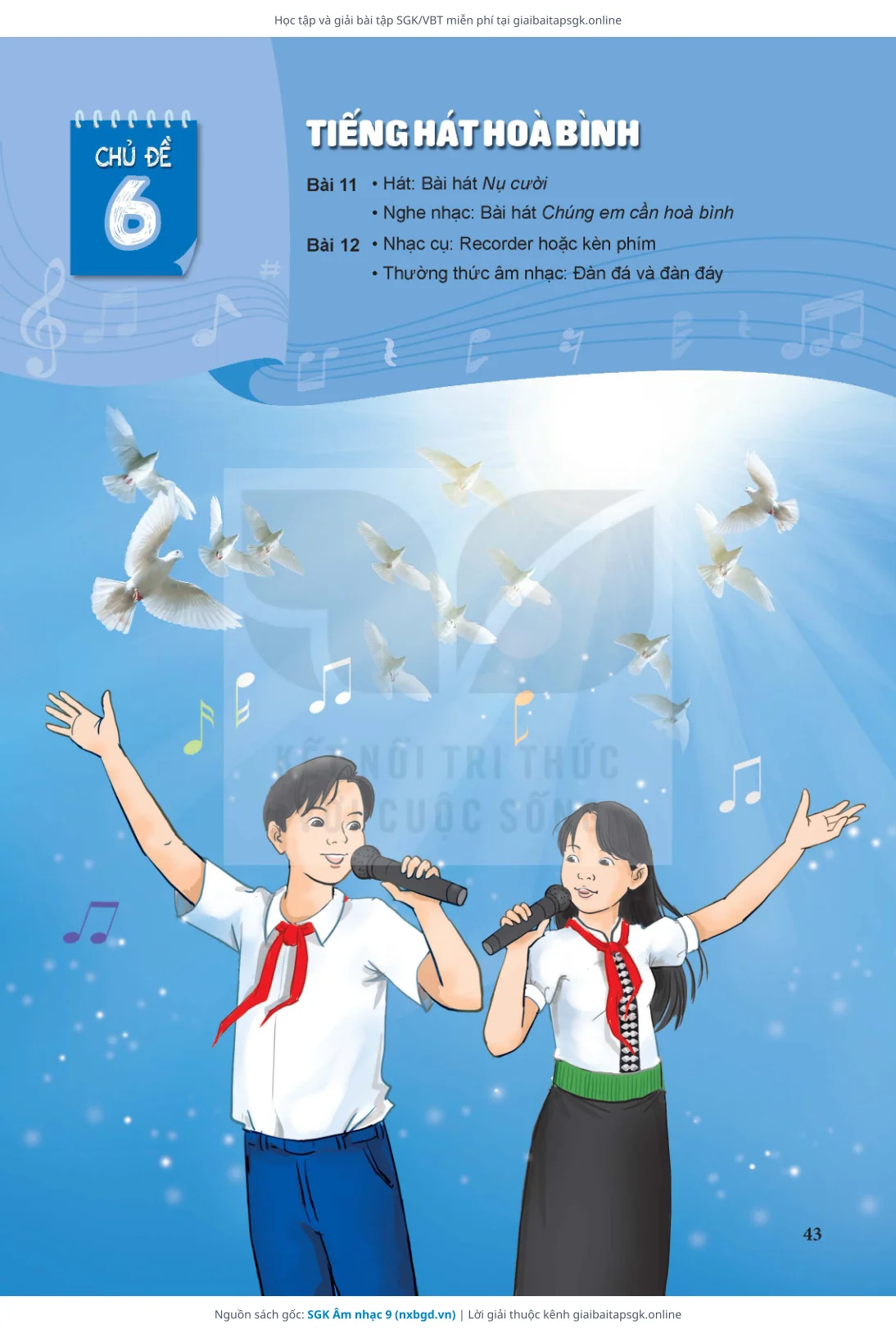 Trang 44 sách giáo khoa SGK Âm nhạc 9 thu nhỏ