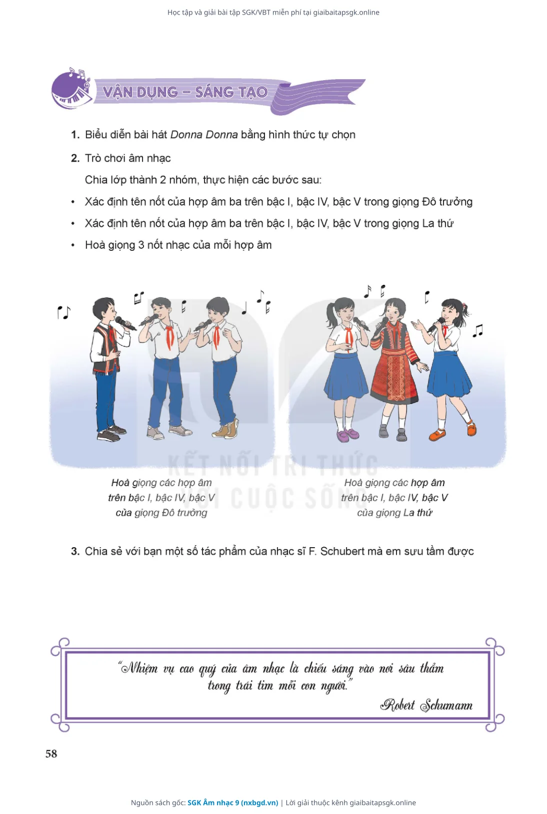 Trang 59 sách giáo khoa SGK Âm nhạc 9 thu nhỏ