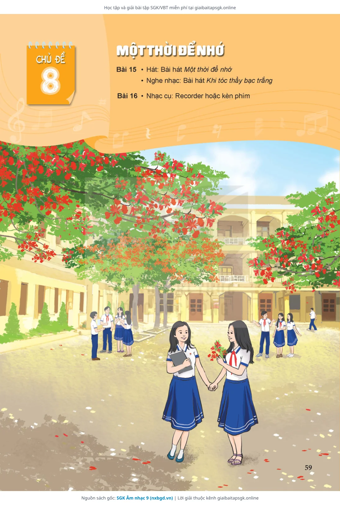 Trang 60 sách giáo khoa SGK Âm nhạc 9 thu nhỏ