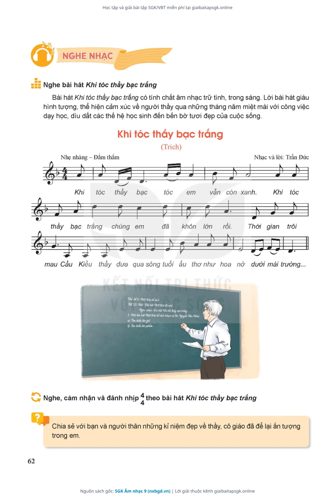 Trang 63 sách giáo khoa SGK Âm nhạc 9 thu nhỏ