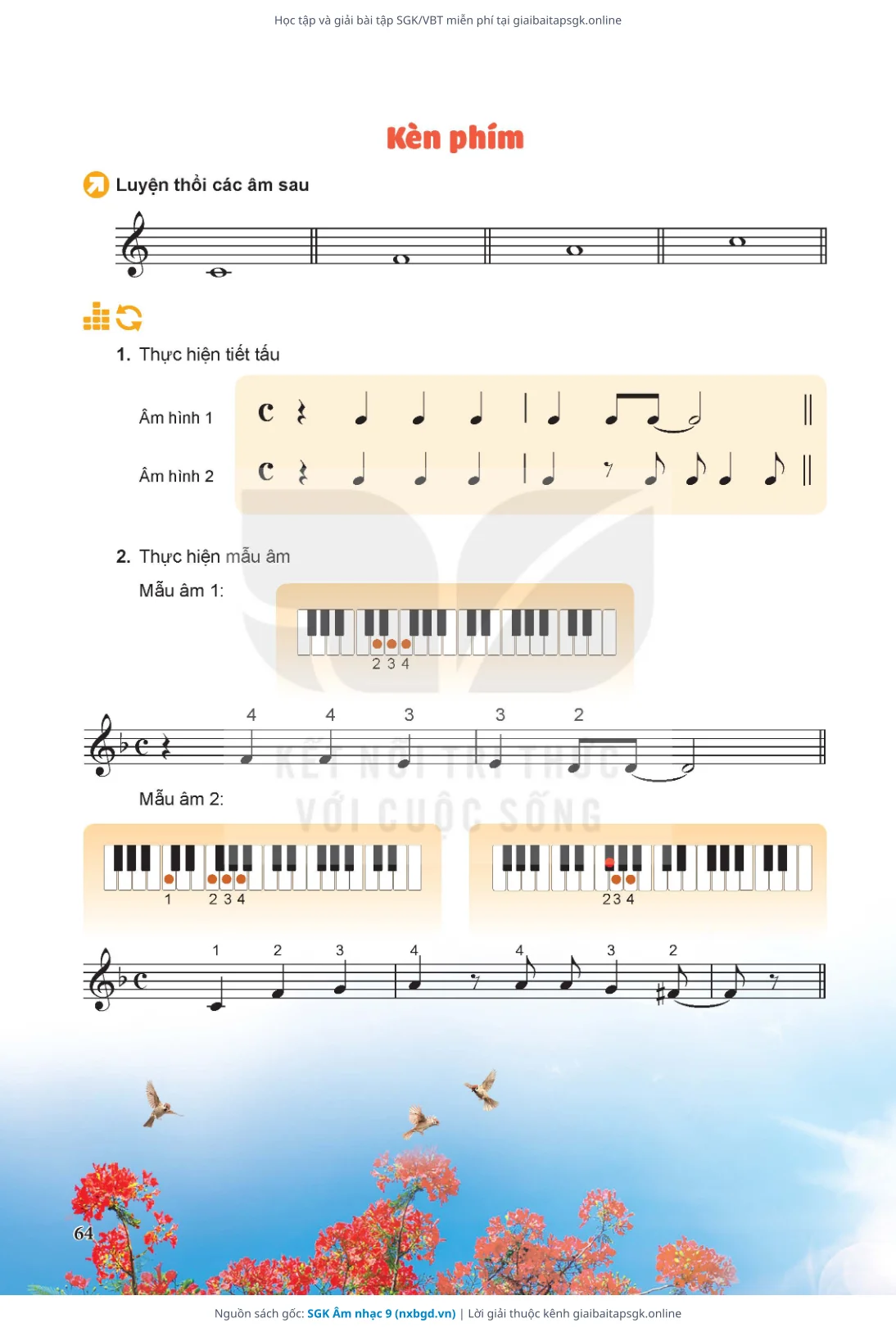Trang 65 sách giáo khoa SGK Âm nhạc 9 thu nhỏ
