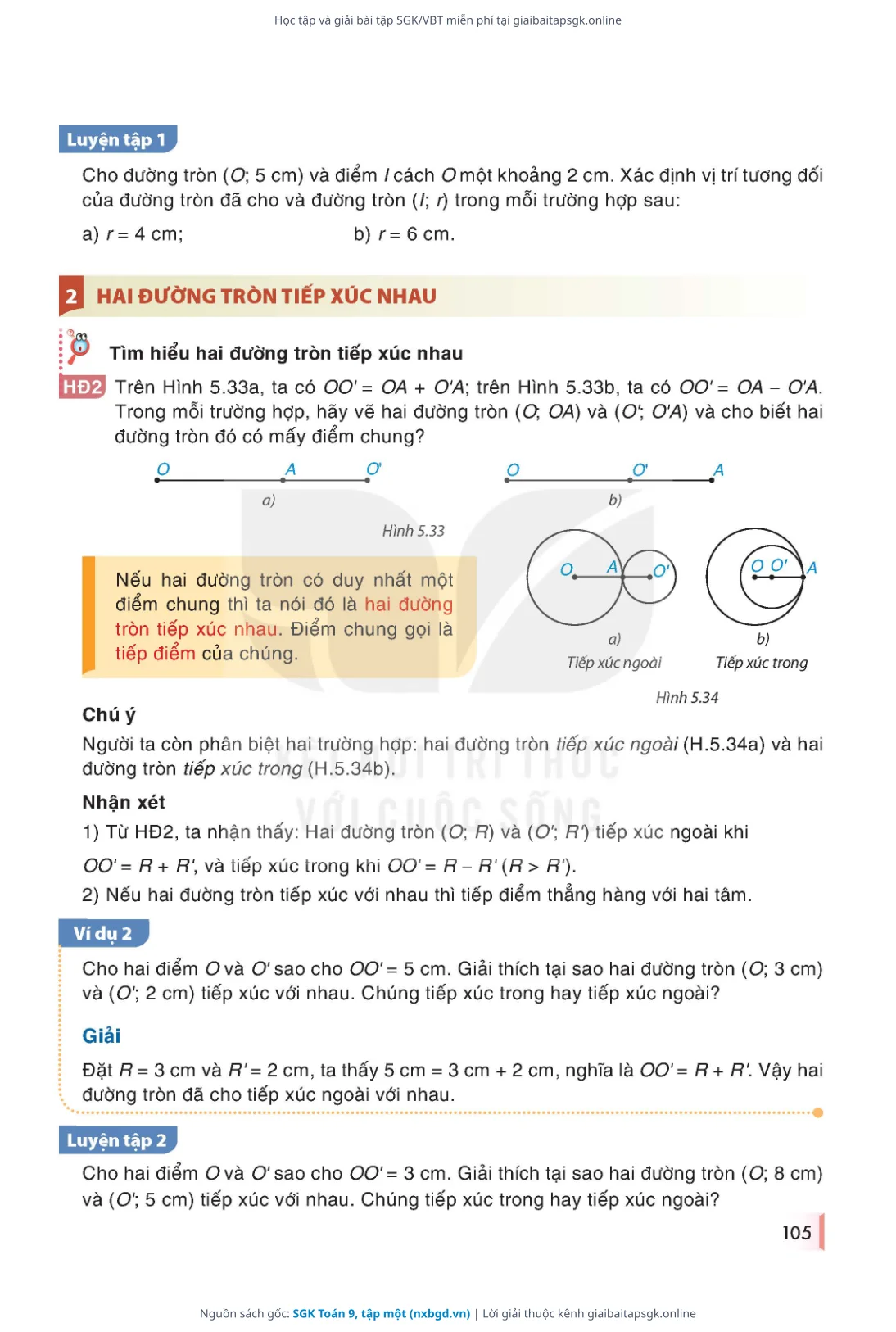 Trang 106 sách giáo khoa SGK Toán 9, tập một thu nhỏ
