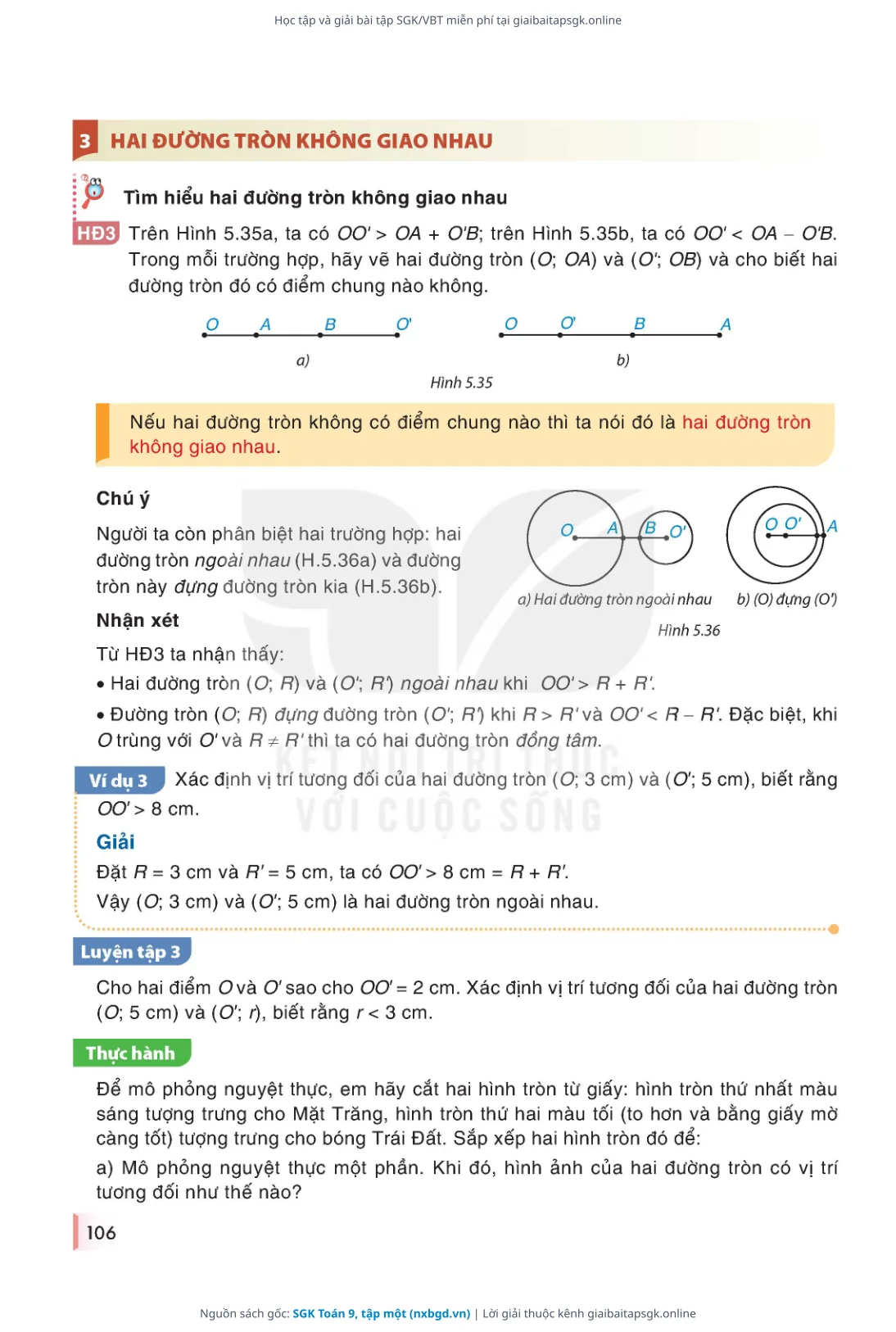 Trang 107 sách giáo khoa SGK Toán 9, tập một thu nhỏ