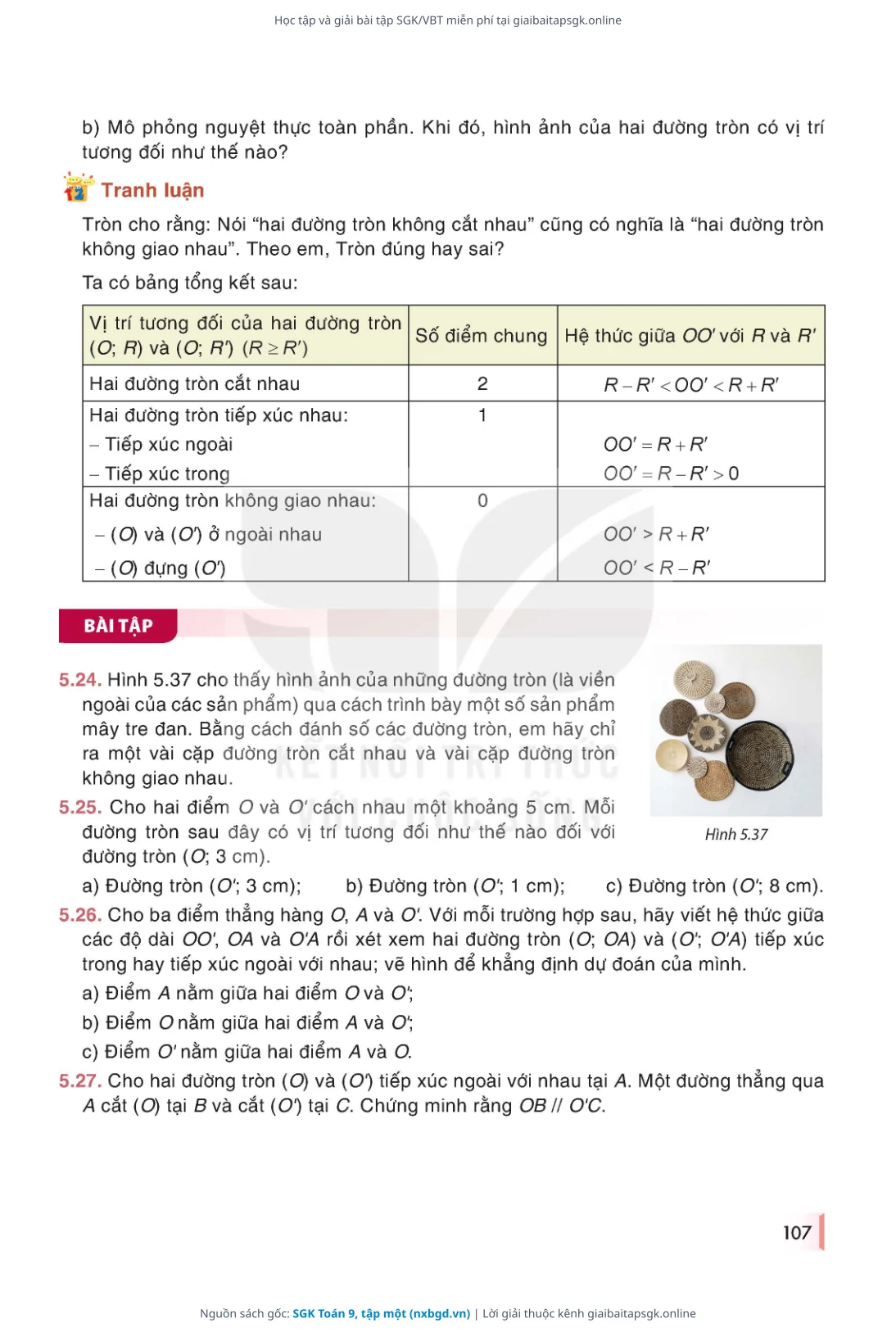 Trang 108 sách giáo khoa SGK Toán 9, tập một thu nhỏ