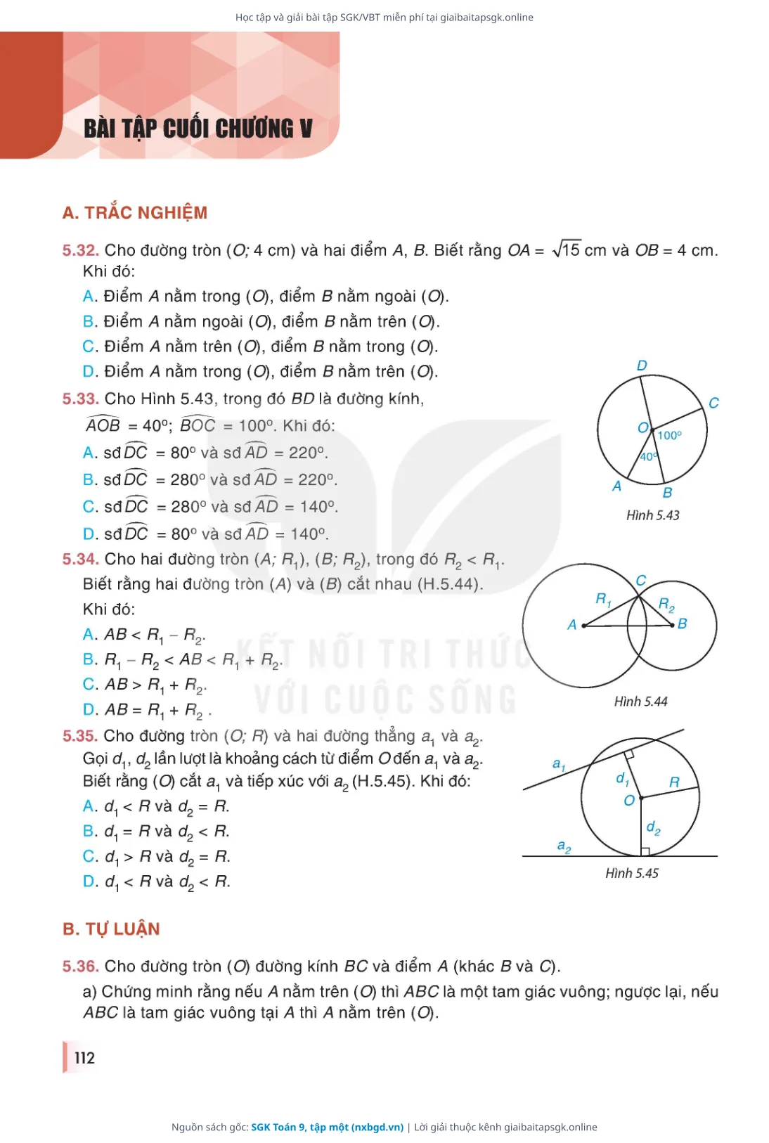 Trang 113 sách giáo khoa SGK Toán 9, tập một thu nhỏ