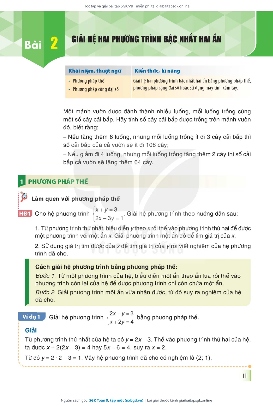 Trang 12 sách giáo khoa SGK Toán 9, tập một thu nhỏ