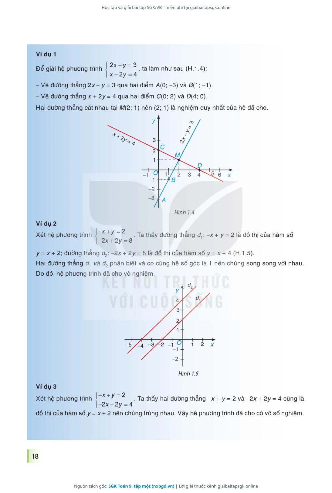 Trang 19 sách giáo khoa SGK Toán 9, tập một thu nhỏ