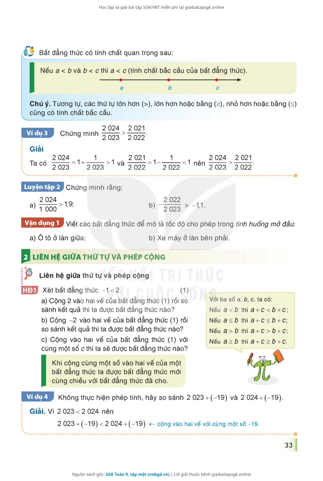Trang 34 sách giáo khoa SGK Toán 9, tập một thu nhỏ
