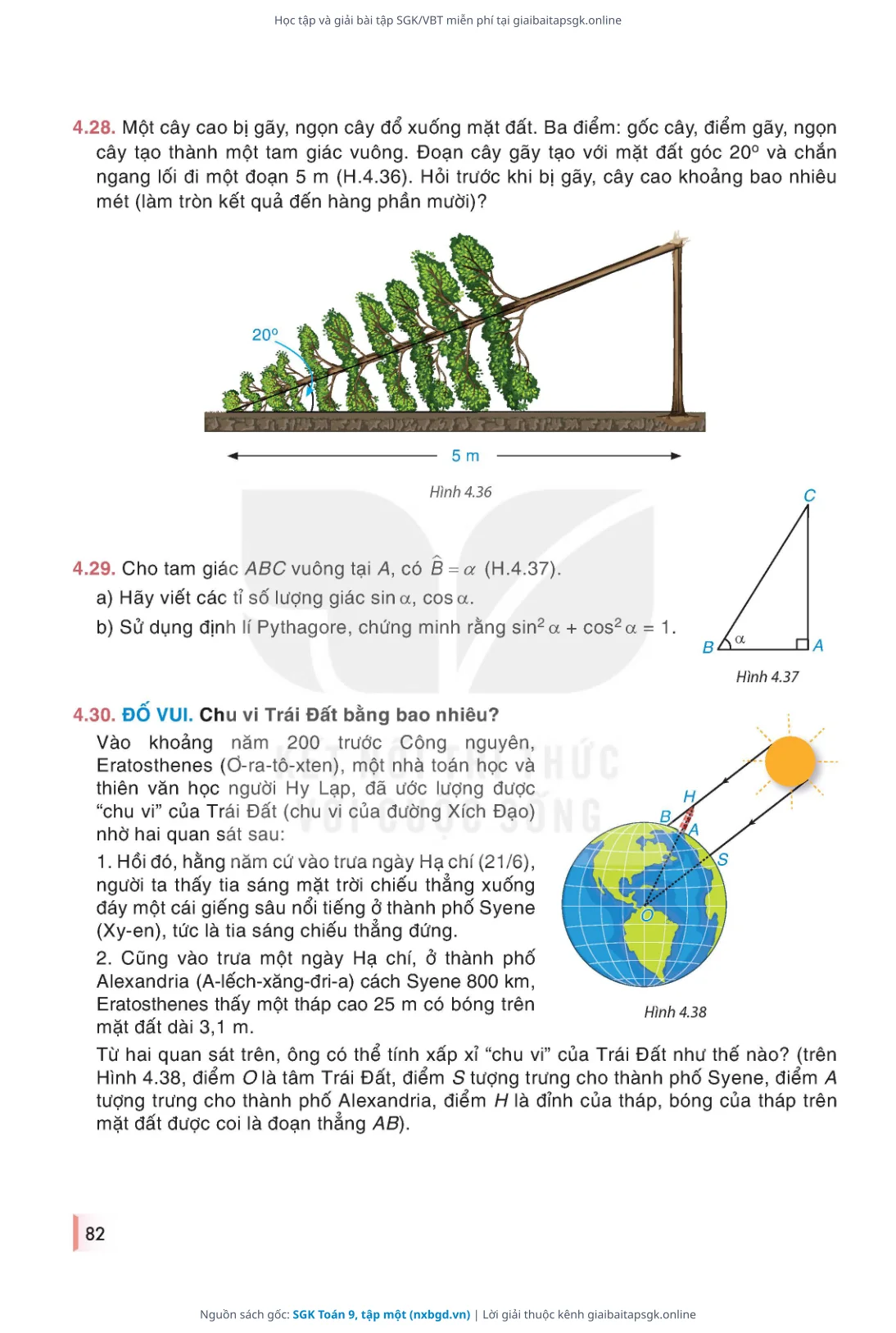 Trang 83 sách giáo khoa SGK Toán 9, tập một thu nhỏ