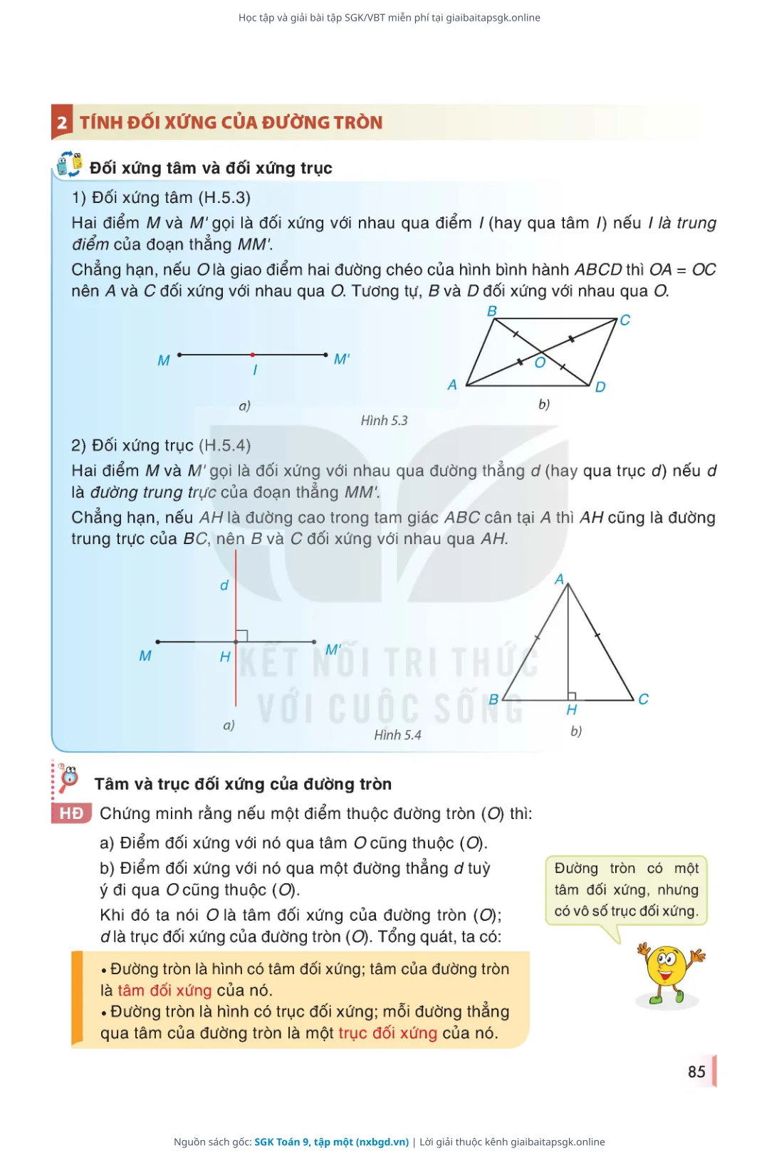 Trang 86 sách giáo khoa SGK Toán 9, tập một thu nhỏ